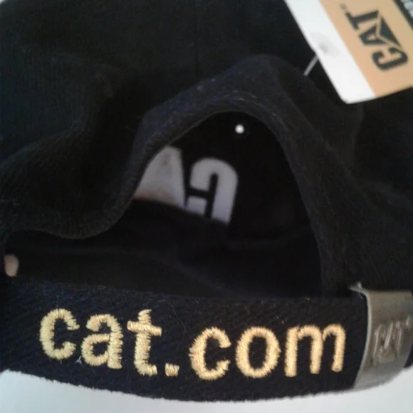Caterpillar Black and Yellow Logo Hat - Picture 4 of 6